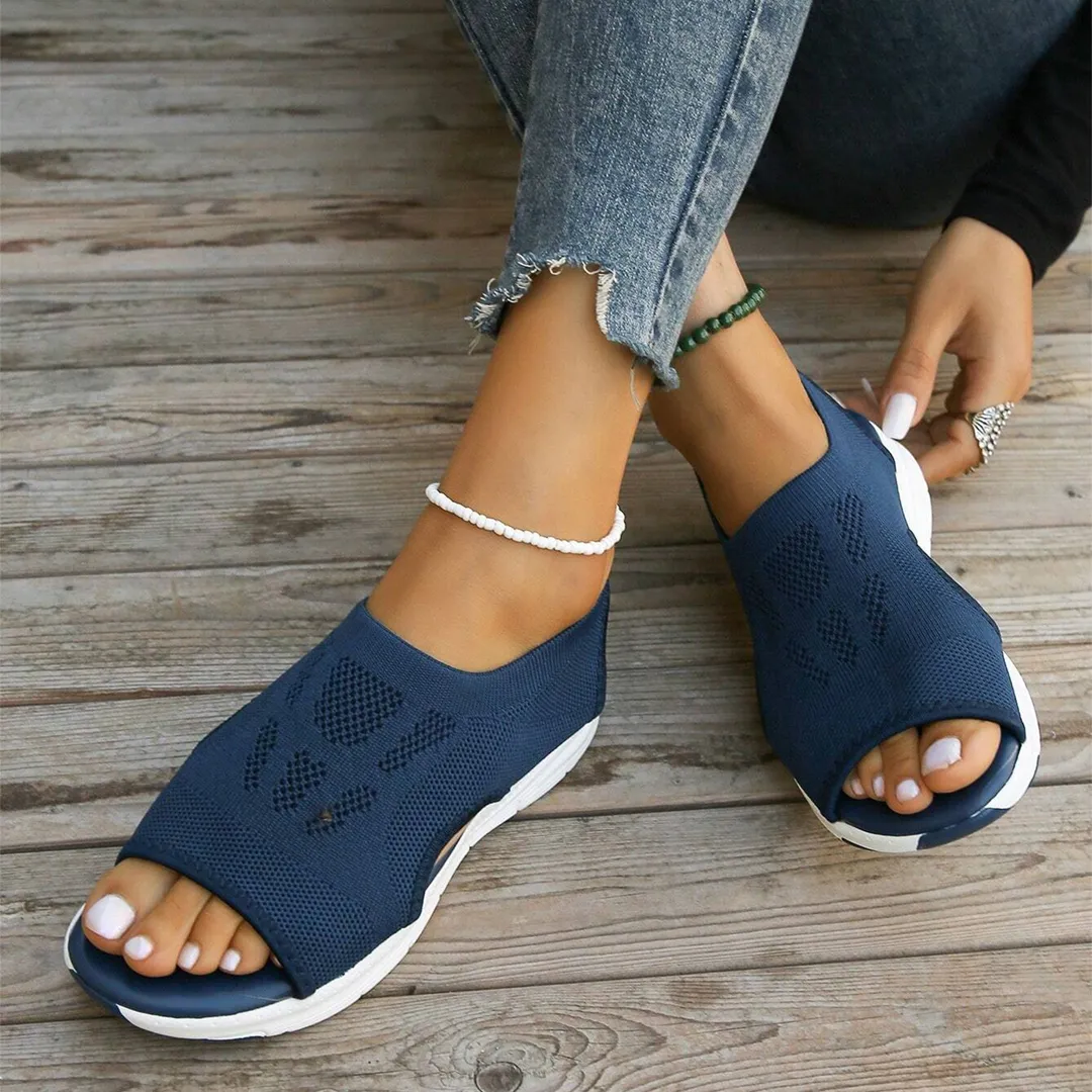 Comfyfleek Arch Support Backstrap Wide Width Sport Sandals