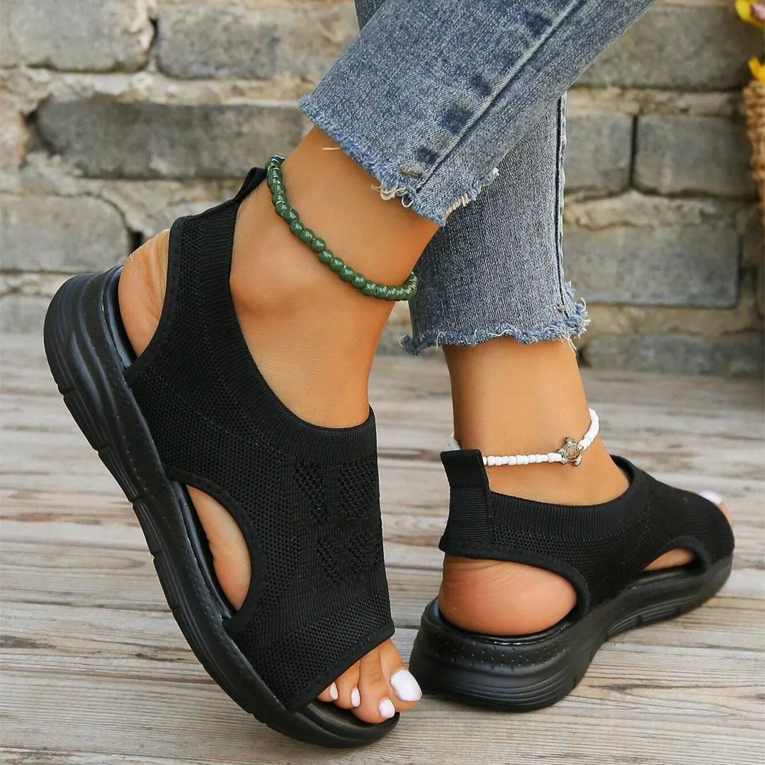 Comfyfleek Arch Support Backstrap Wide Width Sport Sandals