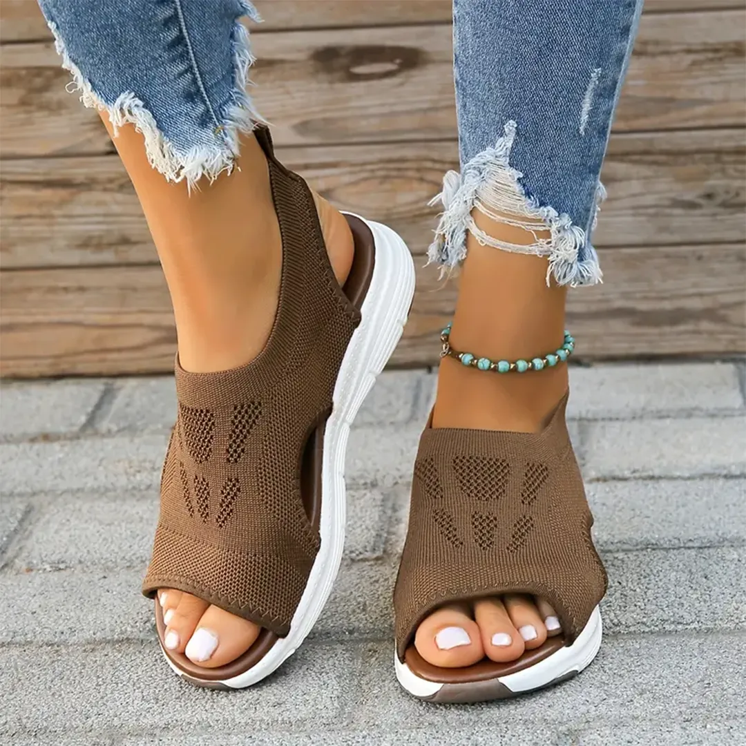 Comfyfleek Arch Support Backstrap Wide Width Sport Sandals