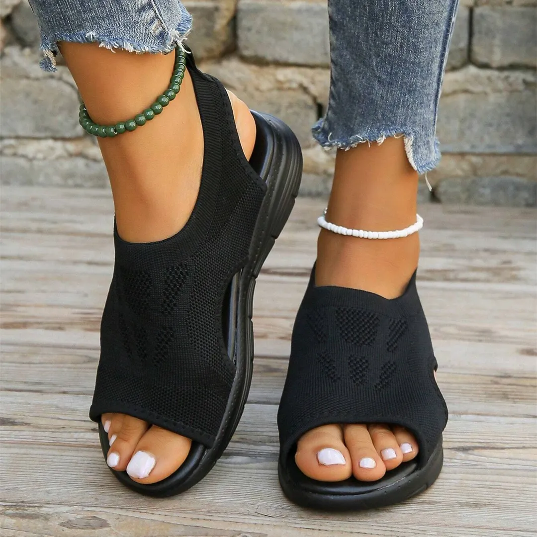 Comfyfleek Arch Support Backstrap Wide Width Sport Sandals