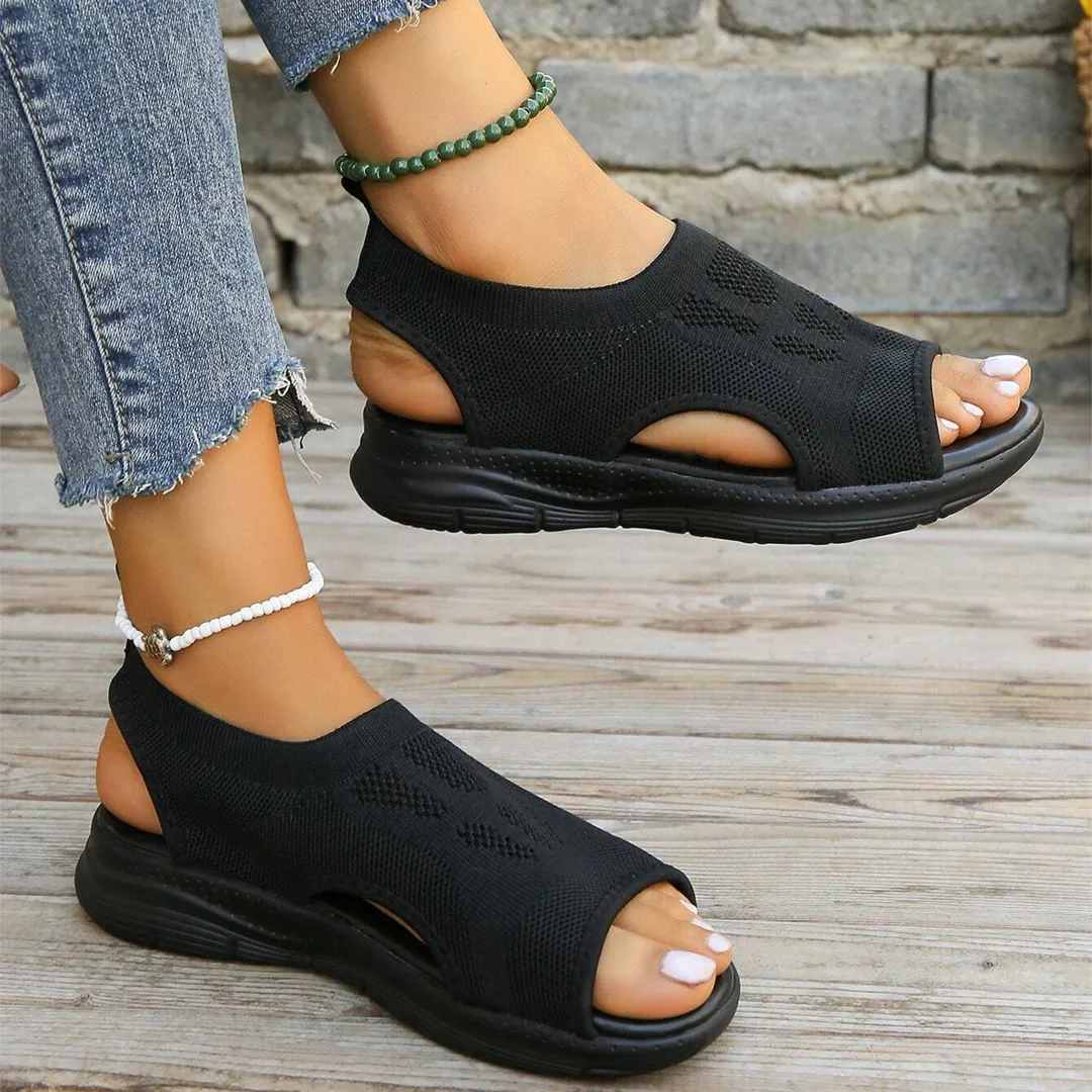 Comfyfleek Arch Support Backstrap Wide Width Sport Sandals