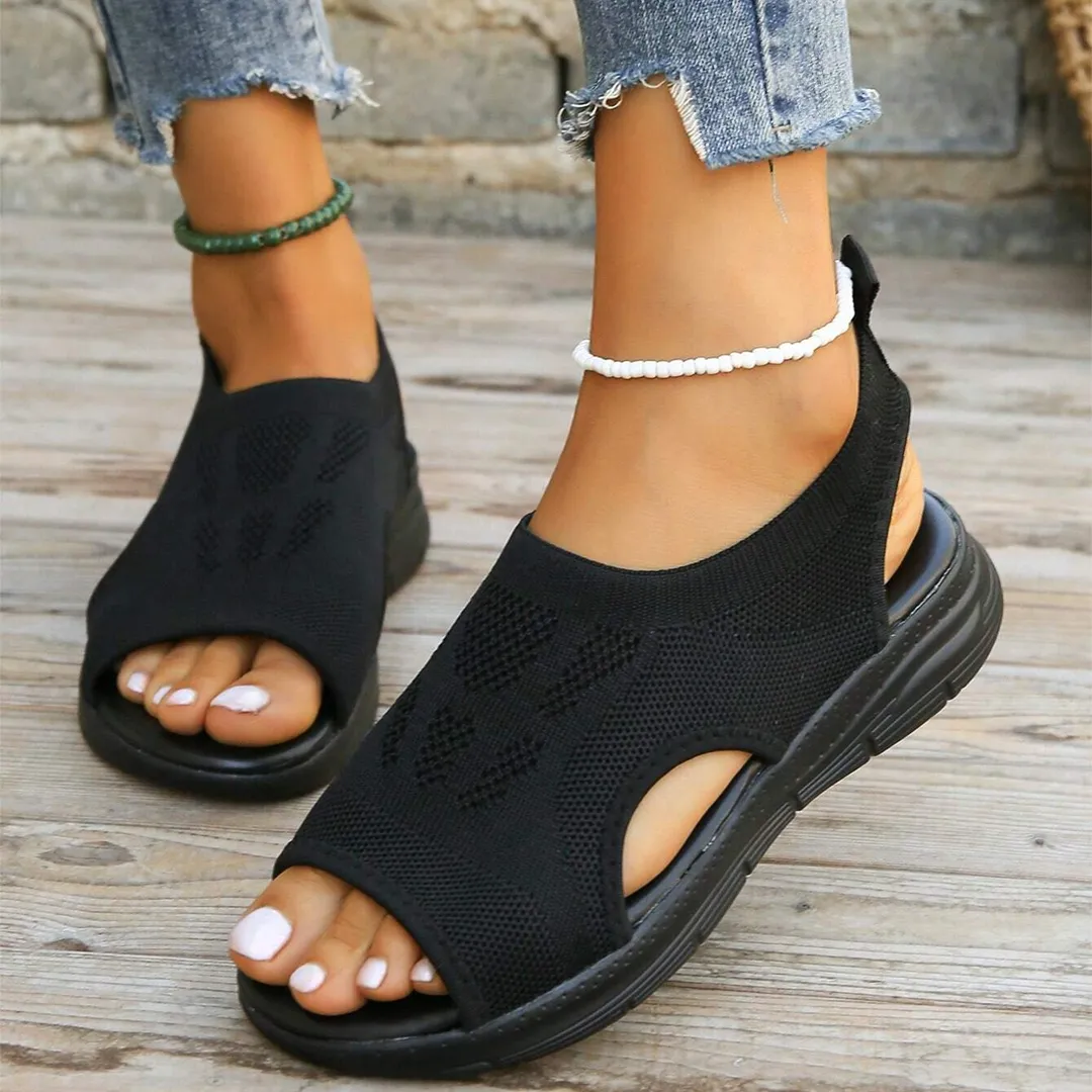 Comfyfleek Arch Support Backstrap Wide Width Sport Sandals