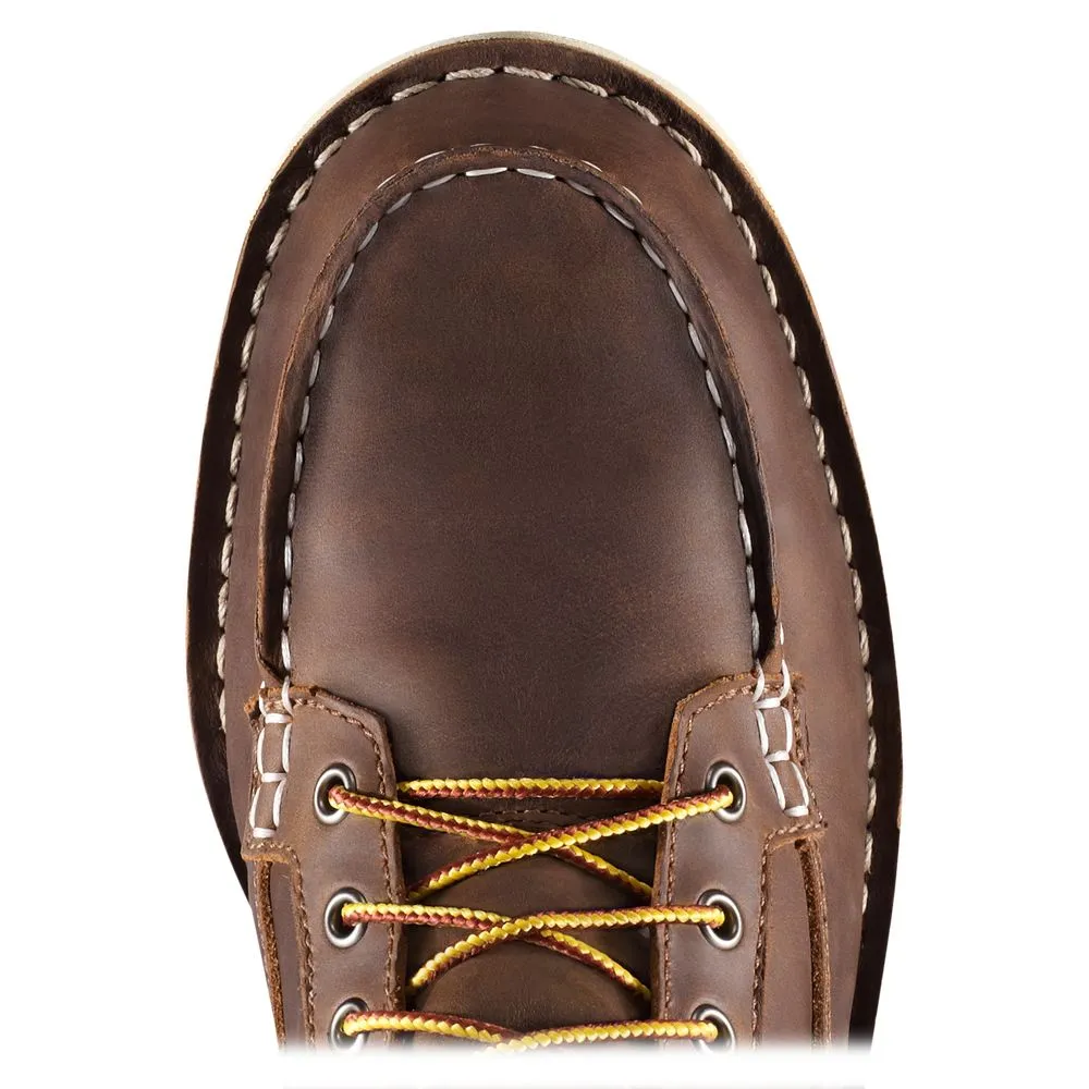 Danner Bull Run Moc Toe Wedge Work Boots for Men - Brown - 13M