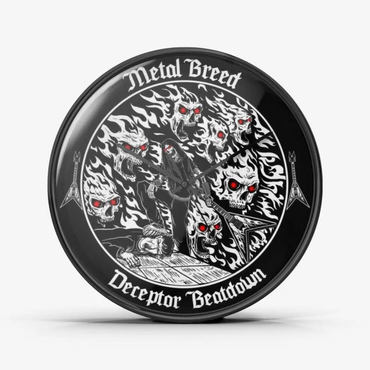 Deceptor Red Eye Version Wall Clock Silent Non Ticking Quality Quartz