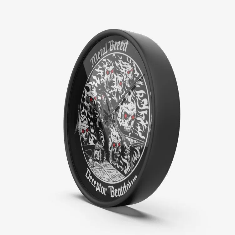 Deceptor Red Eye Version Wall Clock Silent Non Ticking Quality Quartz