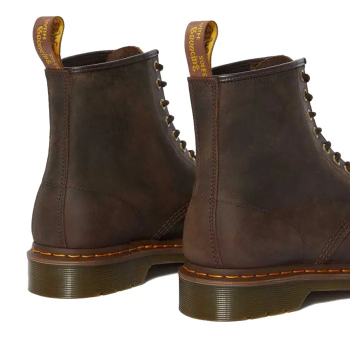 Dr Martens 1460 YS Gaucho Crazy Horse Leather 8 Up Boot Brown