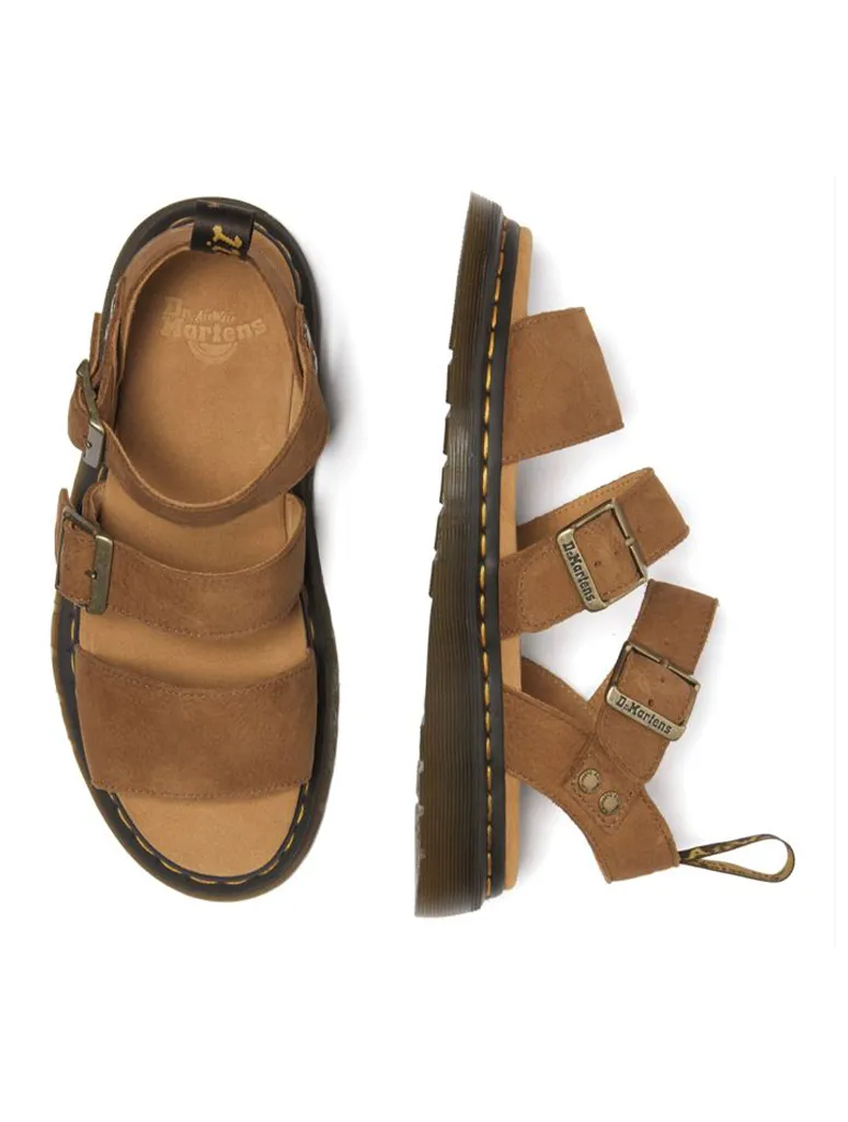 Dr. Martens Gryphon Brando Leather Gladiator Sandals