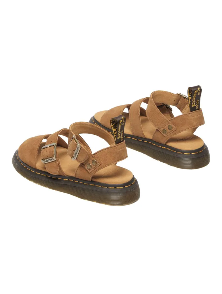 Dr. Martens Gryphon Brando Leather Gladiator Sandals