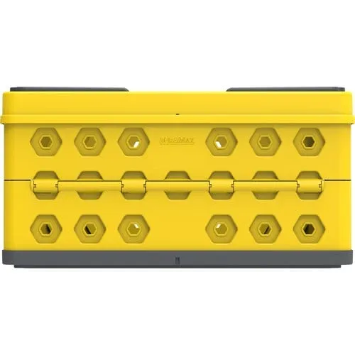 DuraMax | Foldable Basket Yellow with Gray