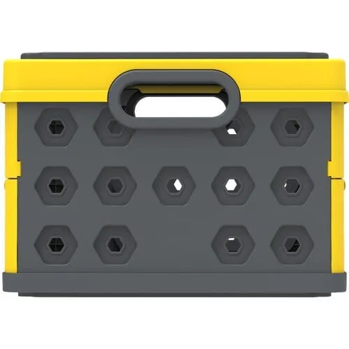 DuraMax | Foldable Basket Yellow with Gray