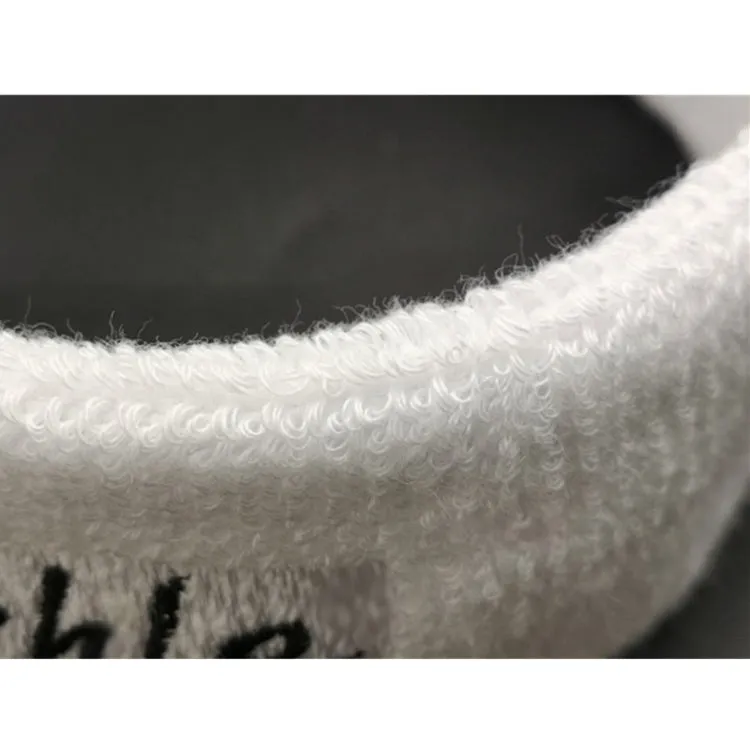 Enochle Sports Sweat-Absorbent Headband Combed Cotton Knitted Sweatband(Black)