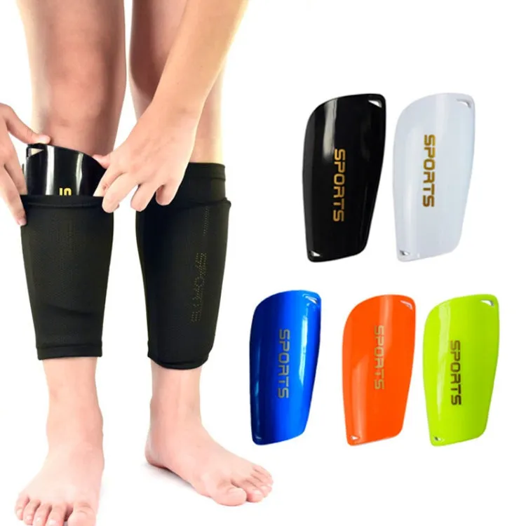 Football Shin Pads Reinforced Shin Pads Sports Calf Pads(Blue M)