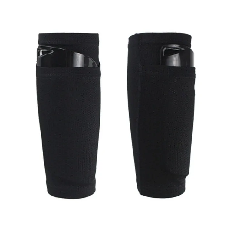 Football Shin Pads Reinforced Shin Pads Sports Calf Pads(Blue M)
