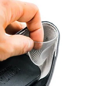 footinsole Massage Heel Liner (4 PCS) Gel Pads to Prevent New Shoes Blisters, 2 Pairs