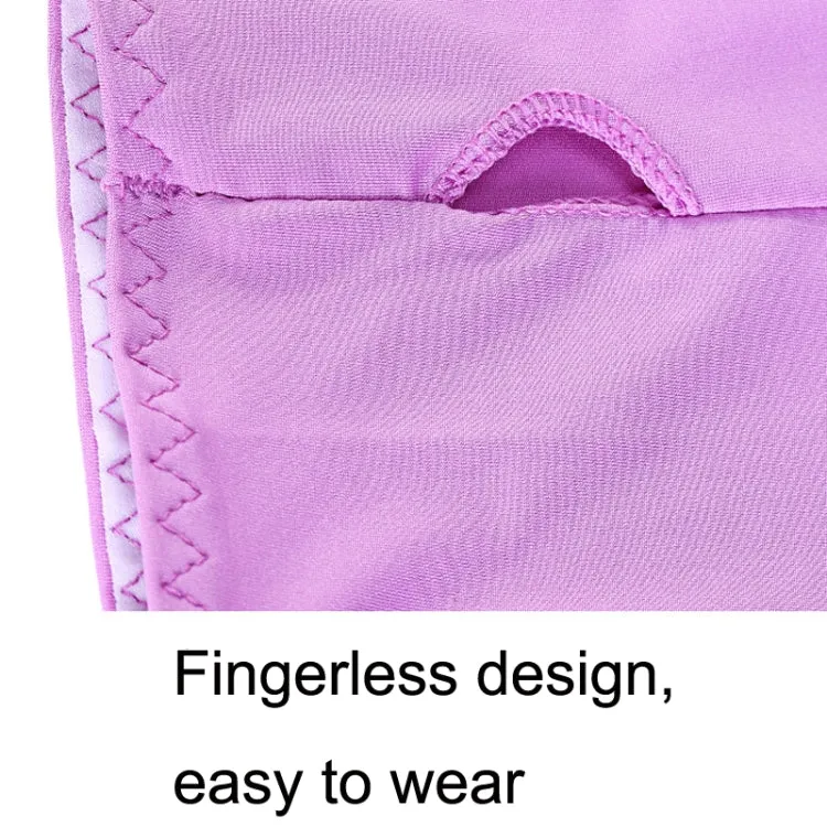 Golf Sunscreen Shawl Sleeves Outdoor Sports Cycling Ice Silk One Word Raglan Sleeves, Size: One Code(Light Purple)
