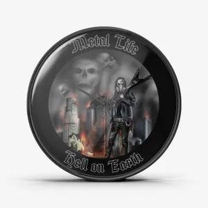 Hell On Earth Wall Clock Silent Non Ticking Quality Quartz
