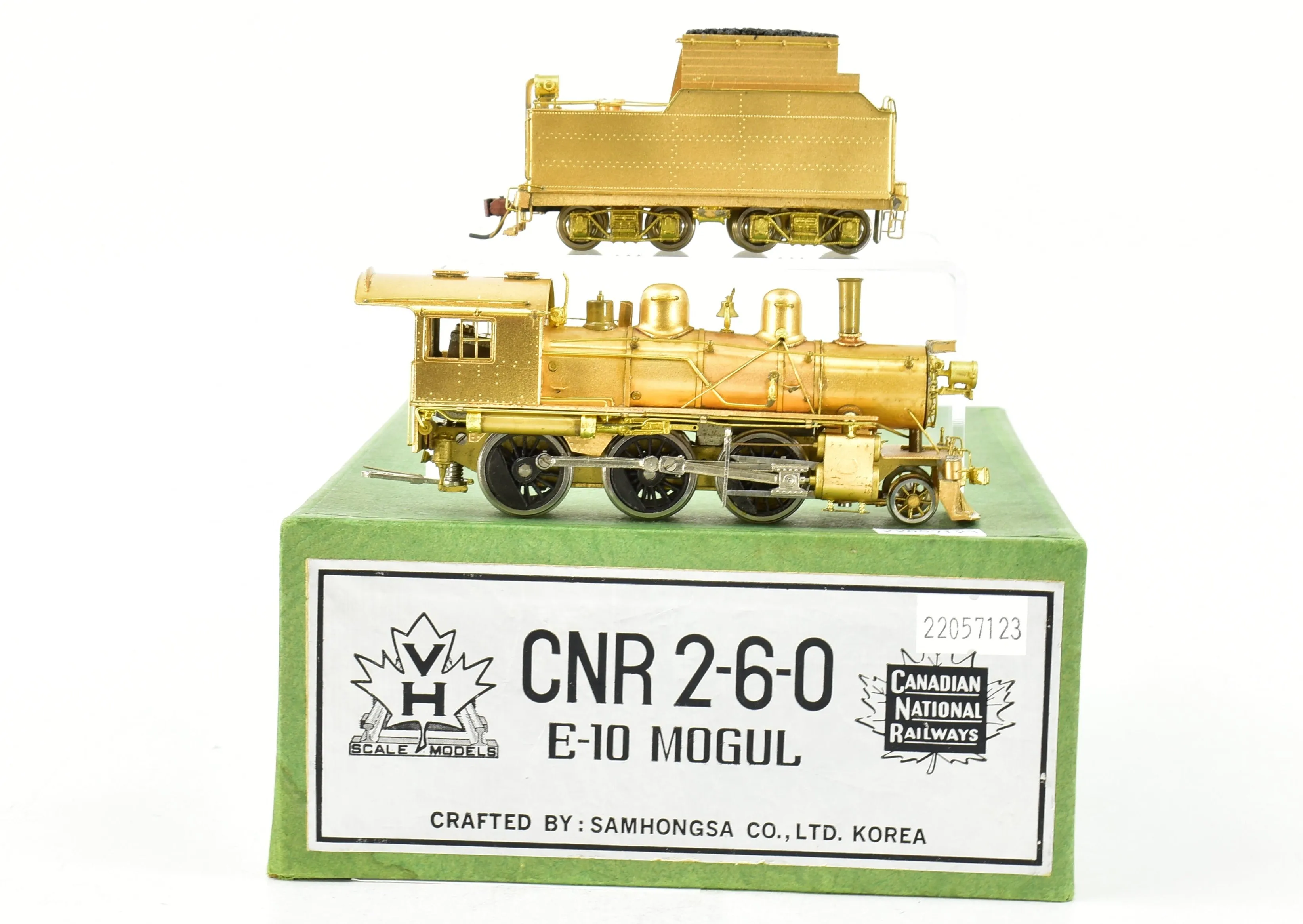 HO Brass PFM - Van Hobbies CNR - Canadian National Railway 2-6-0 E-10 Mogul AS-IS