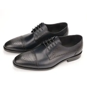 Leather Brogue Carved Business Dress Oxford Shoes Men Leather Brogue Carved Business Dress Oxford Shoes Men