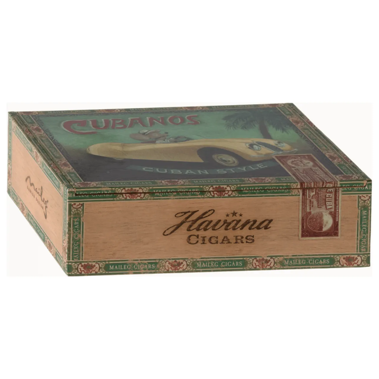 Maileg Grandma and Grandpa Mice in Cigarbox