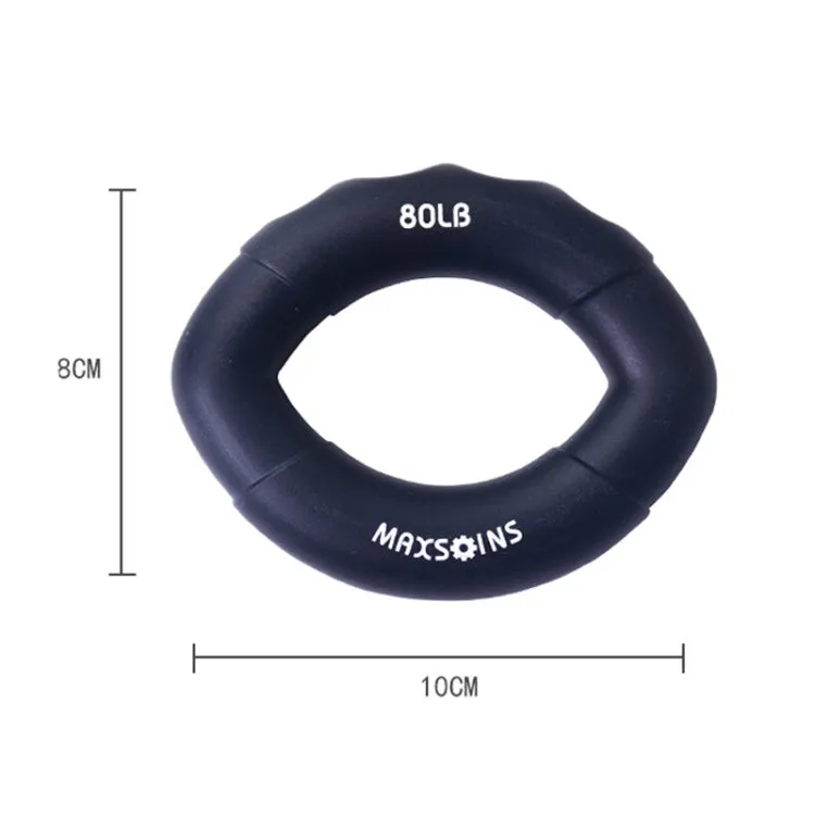 MAXSOINS MXO-009898 Silicone Finger Exercise Grip Device Olive Shape Rehabilitation Finger Pinch Device, Specification: 30LB(Pink)