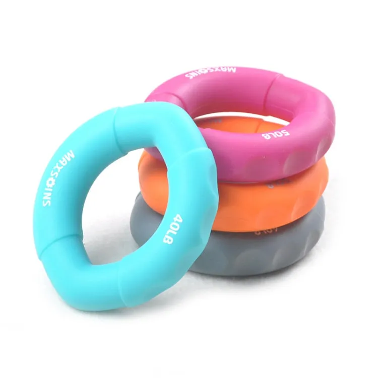 MAXSOINS MXO-009898 Silicone Finger Exercise Grip Device Olive Shape Rehabilitation Finger Pinch Device, Specification: 30LB(Pink)