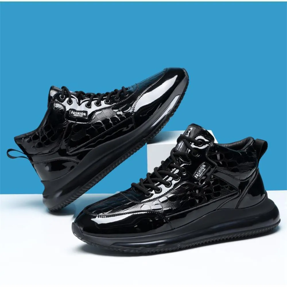 Men's Leather Air Cushion Soft Sole Sneakers