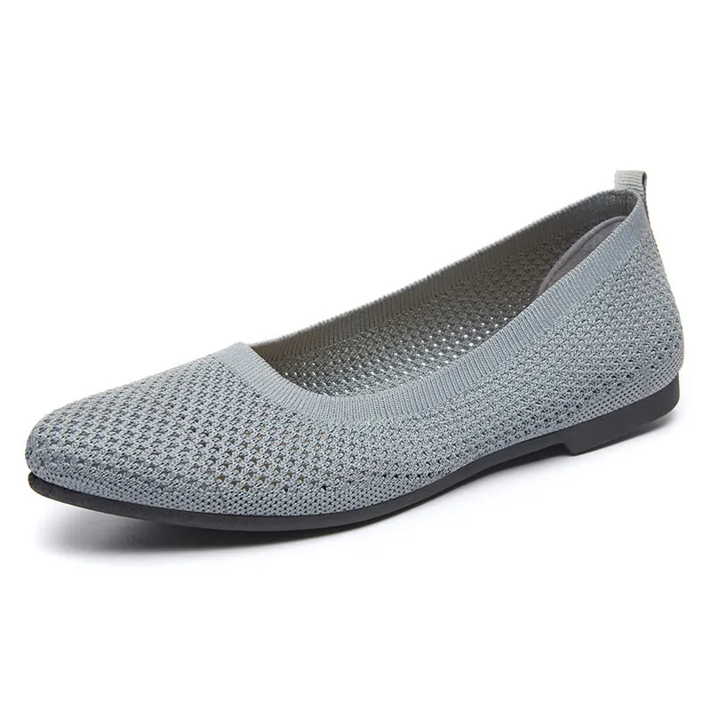 Nanccy Weaving Breathable Loafers  Comfortable Walking Casual Flats Shoes WF13