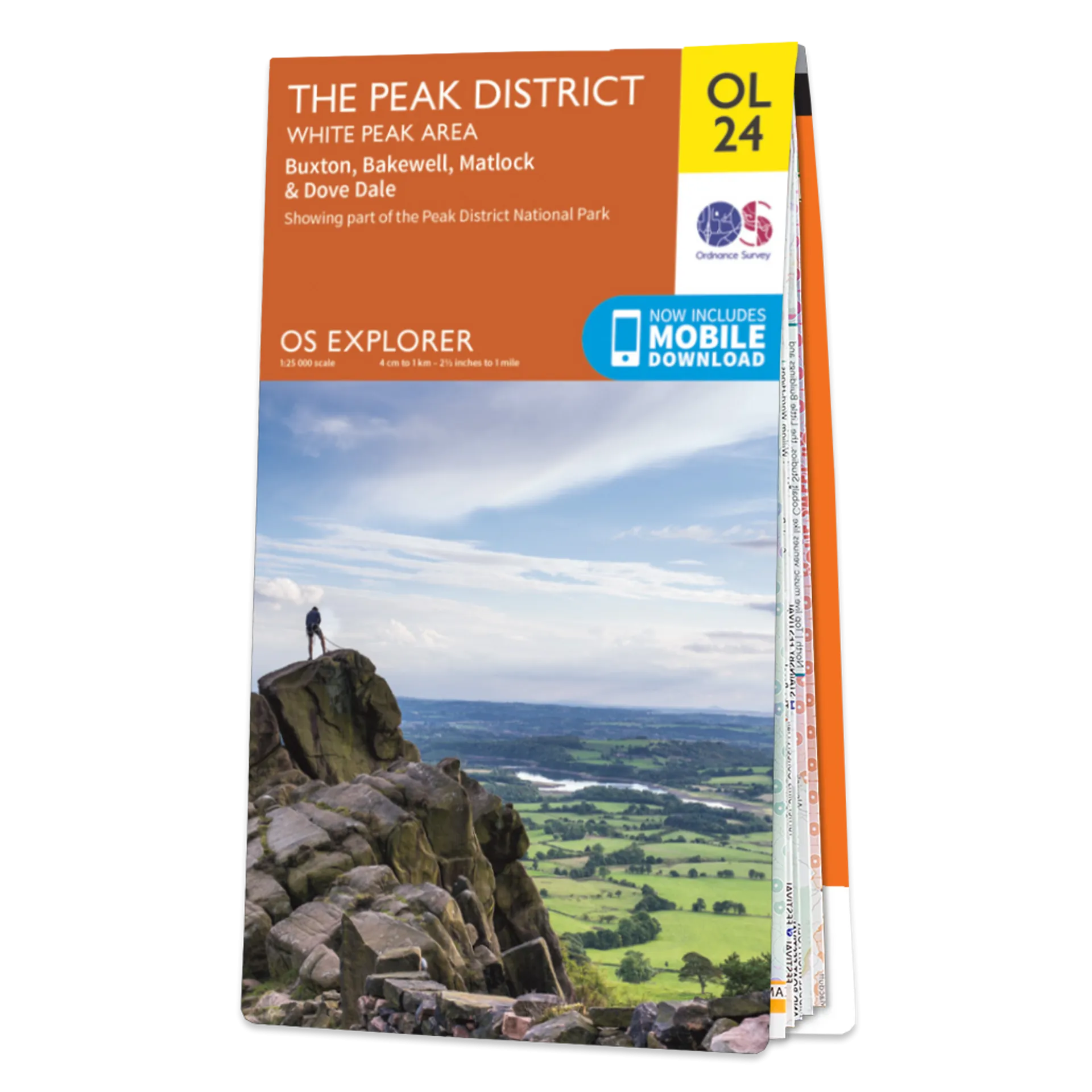 Ordnance Survey Explorer OL24 Map The Peak District