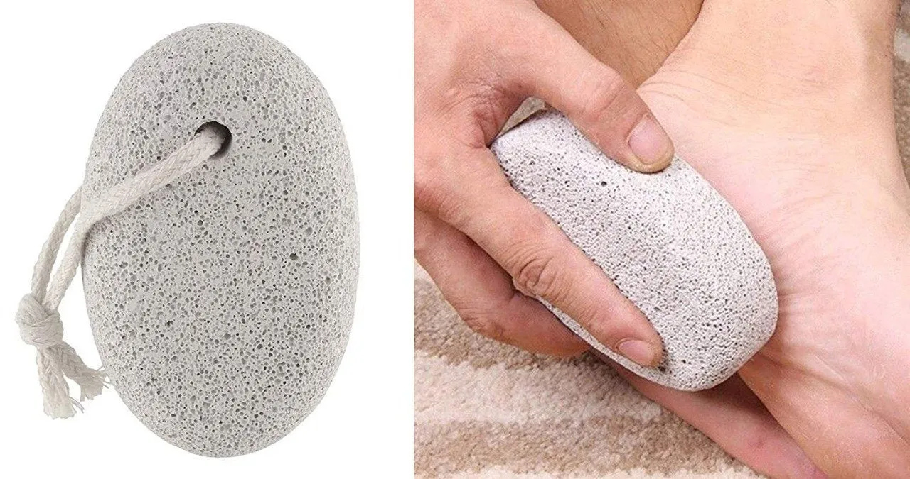 Oval Stone Foot Heel Scrubber for Unisex