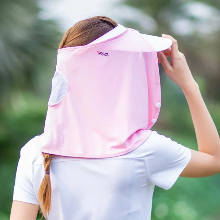 PGM WB001 Summer Sunscreen Golf Ice Silk Bib Sunscreen Headscarfs, Size: One Size(White)