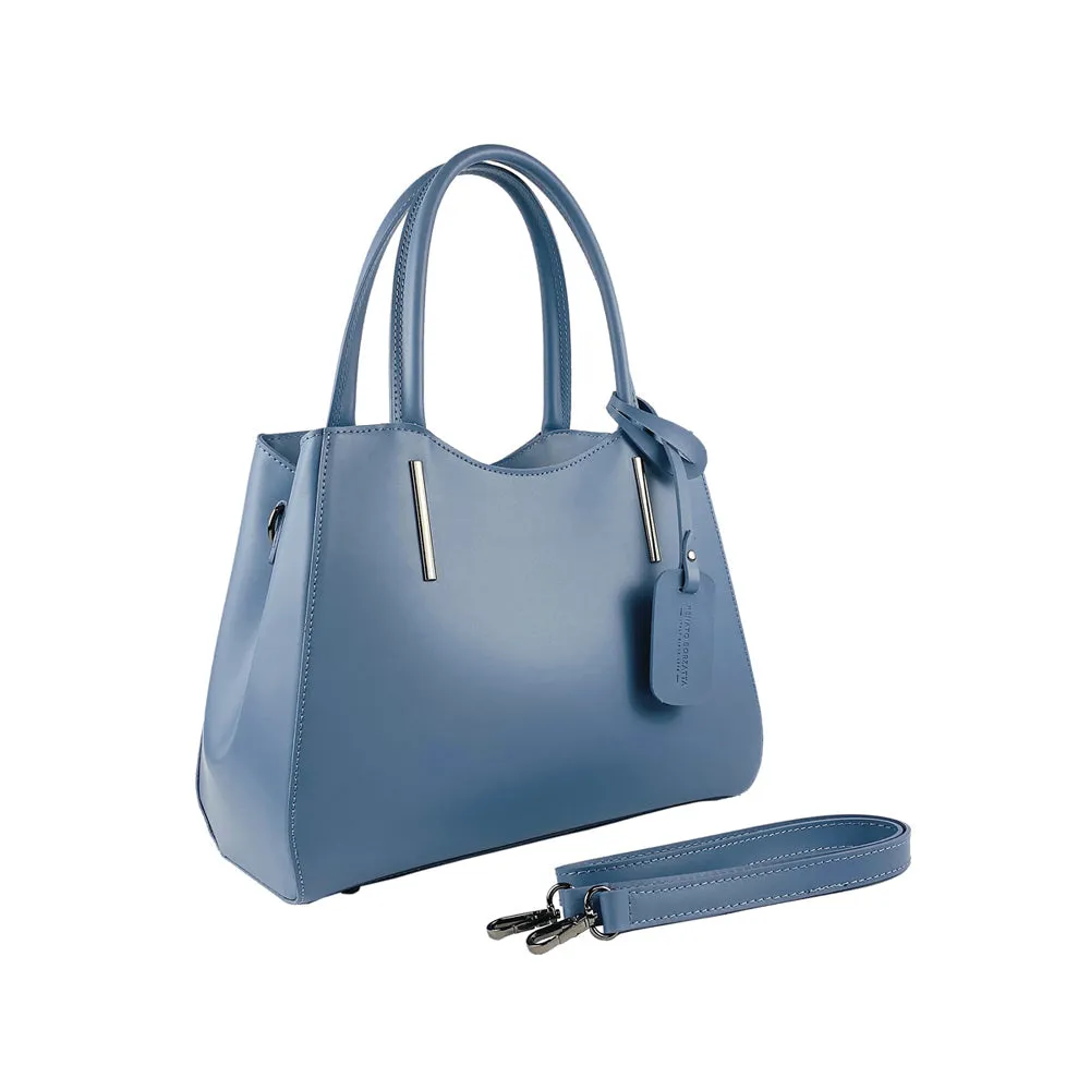 RB1004P | Women's Handbag in Genuine Leather | 33 x 25 x 15 cm