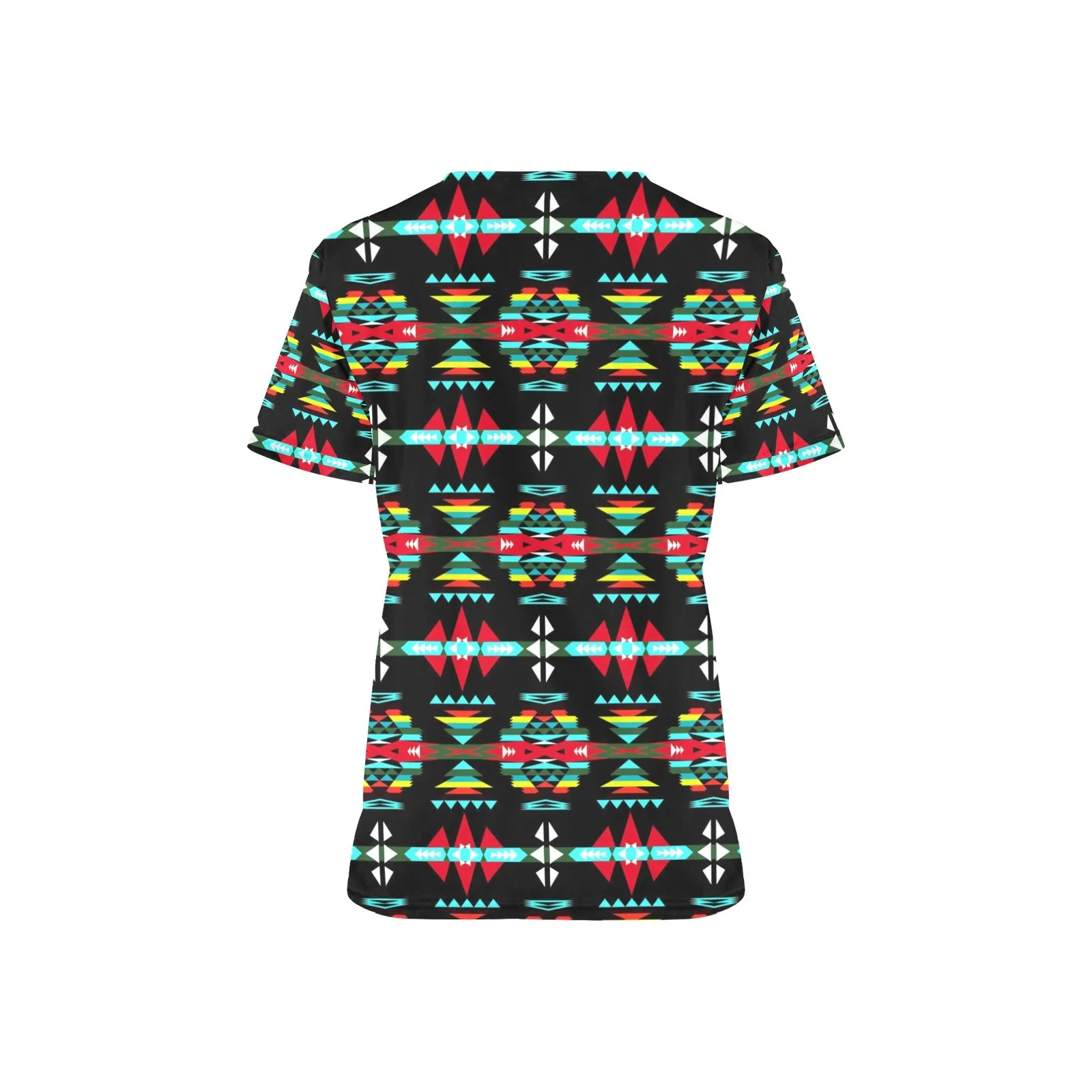 River Trail Sunset Scrub Top