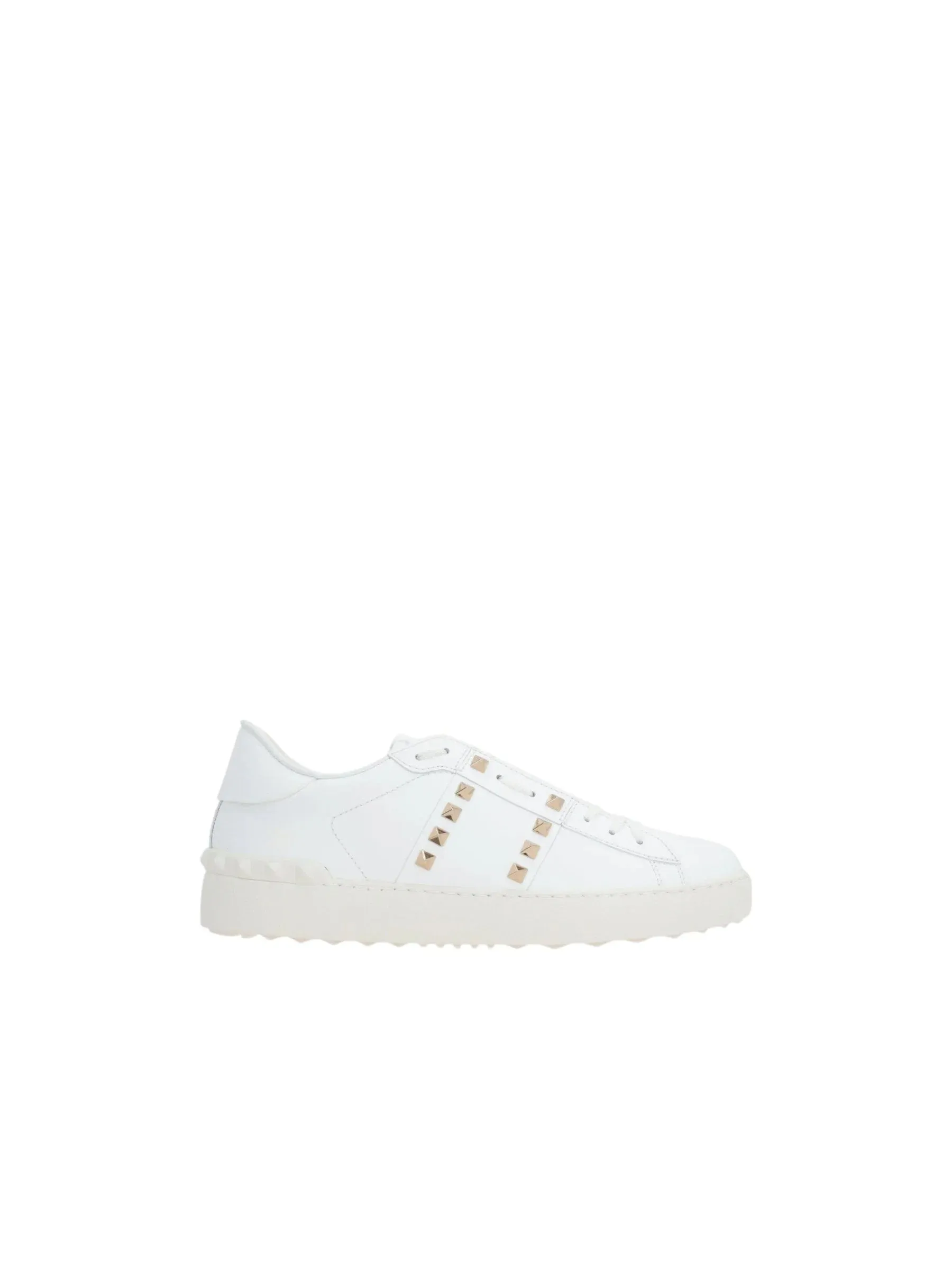 Rockstud Untitled Leather Sneakers