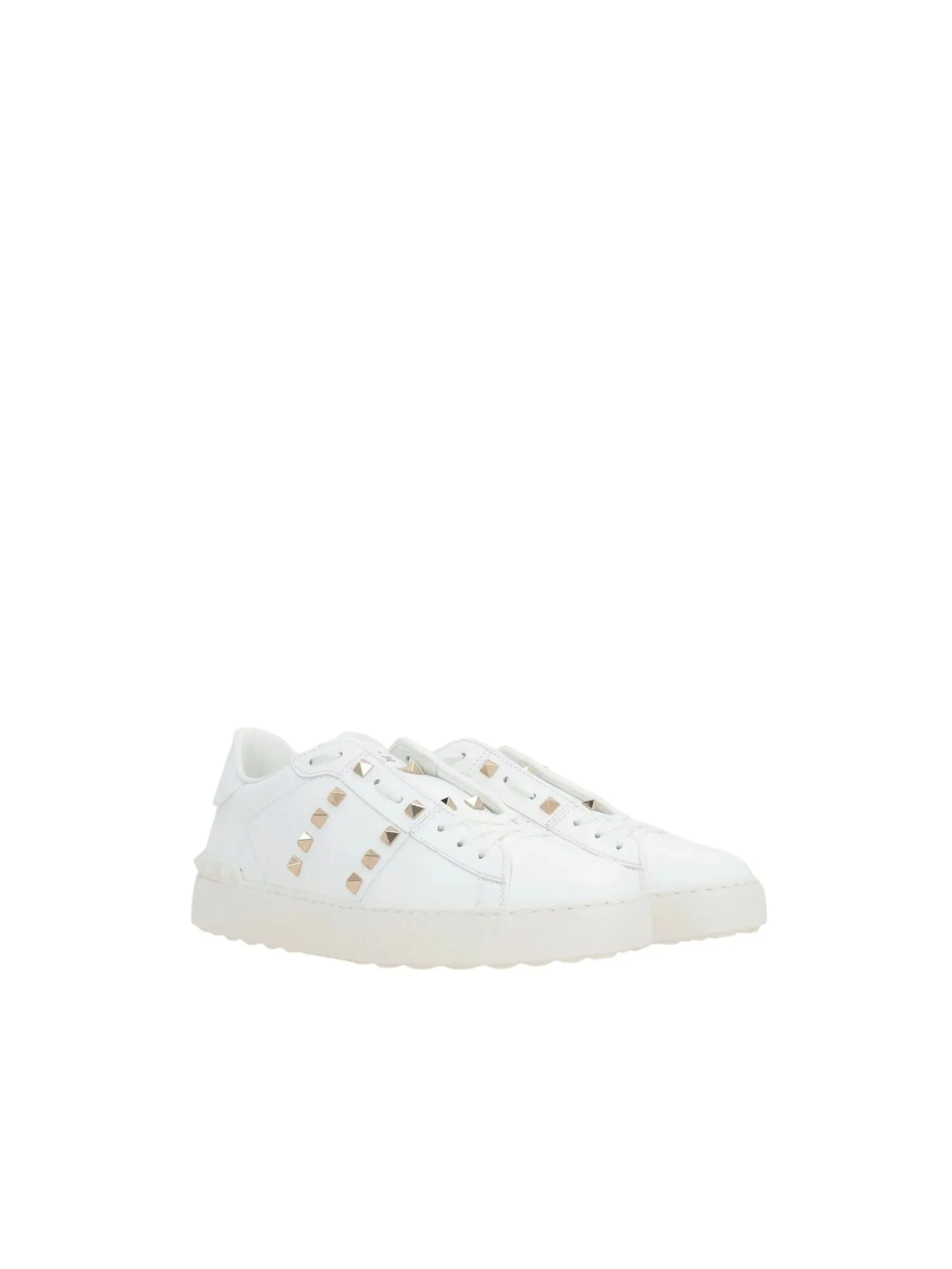 Rockstud Untitled Leather Sneakers