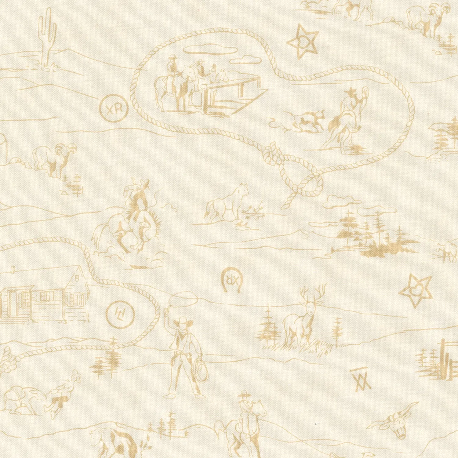 Saddle Ranch - Westward Trail Dust Yardage