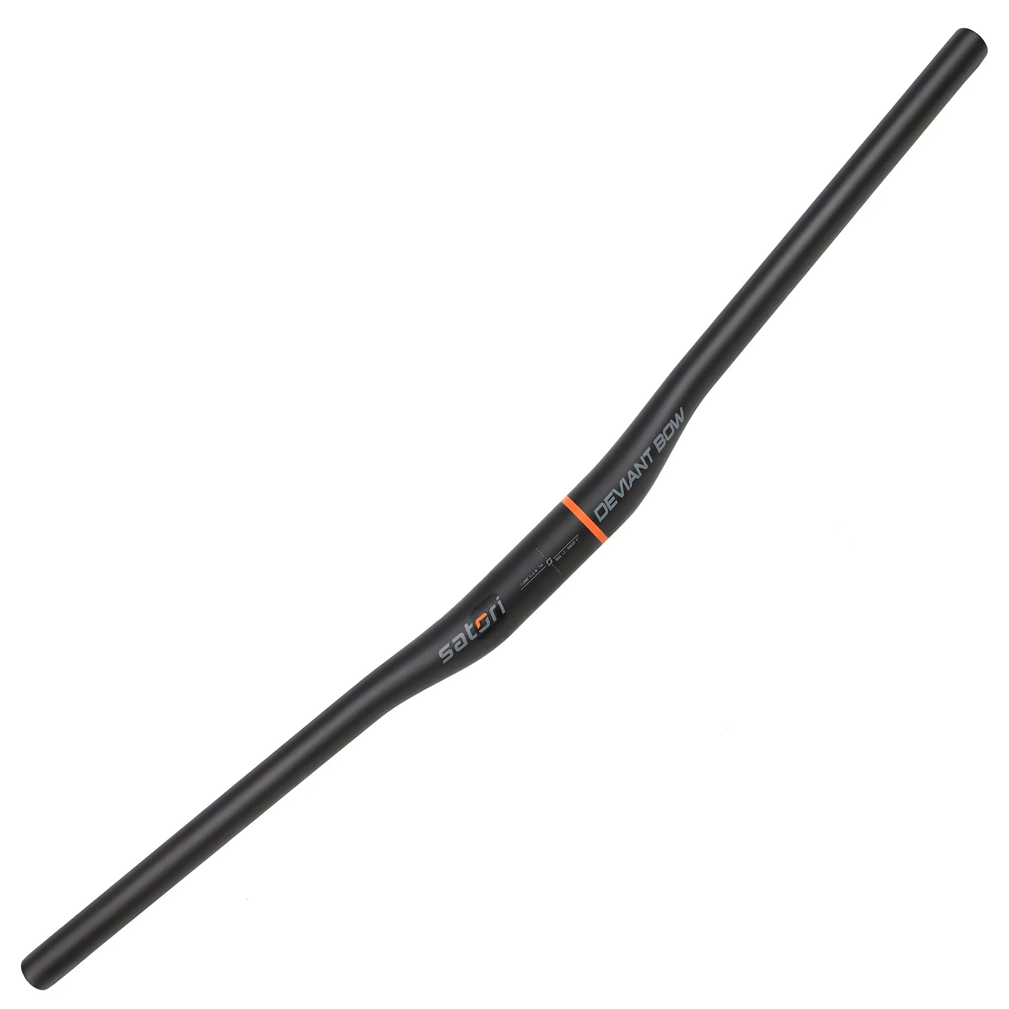 SATORI Bike Handlebar - HORIZON BOW Professional Level for MTB Mountain Bicycles - Full Carbon Fibre Flat Straight Super Light 31.8mm Handlebar