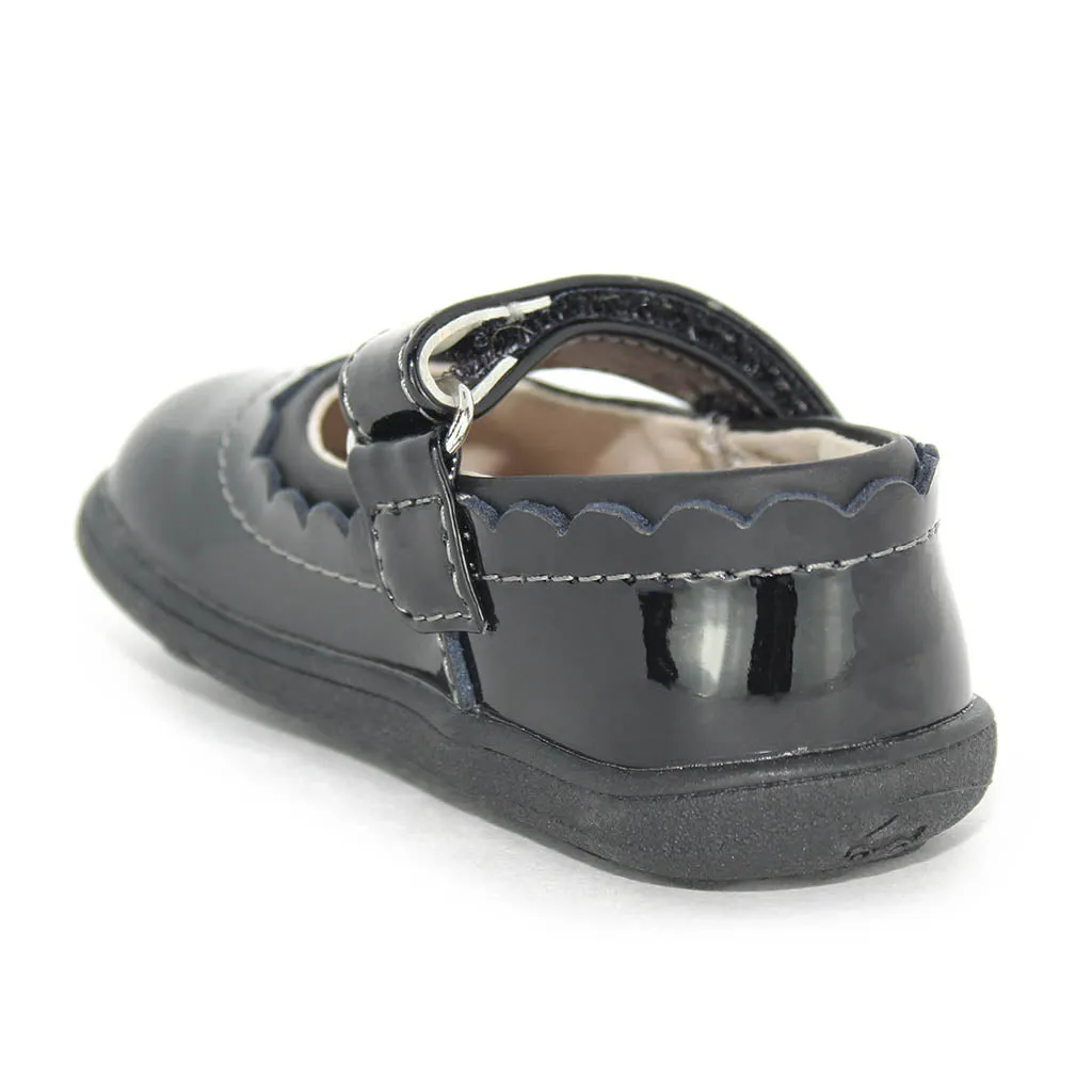 See Kai Run Jane II Dressy Shoe Black Patent Infants Walkers Toddlers Kids Girls - Kids Shoes