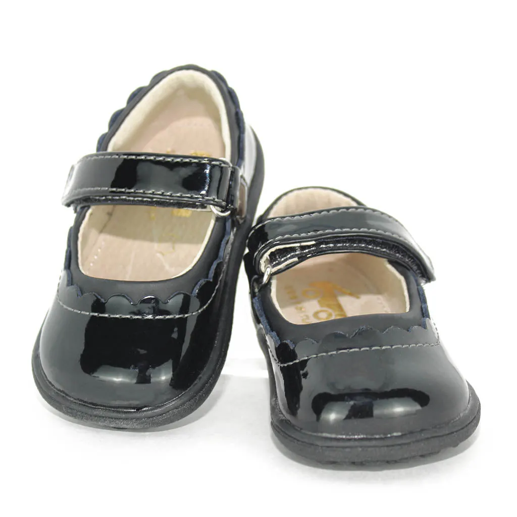 See Kai Run Jane II Dressy Shoe Black Patent Infants Walkers Toddlers Kids Girls - Kids Shoes