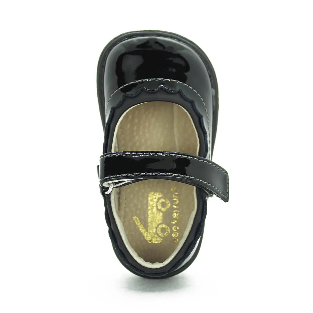 See Kai Run Jane II Dressy Shoe Black Patent Infants Walkers Toddlers Kids Girls - Kids Shoes