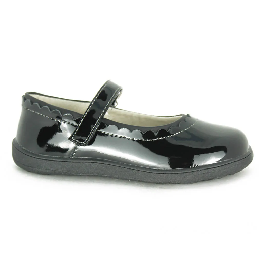 See Kai Run Jane II Dressy Shoe Black Patent Infants Walkers Toddlers Kids Girls - Kids Shoes