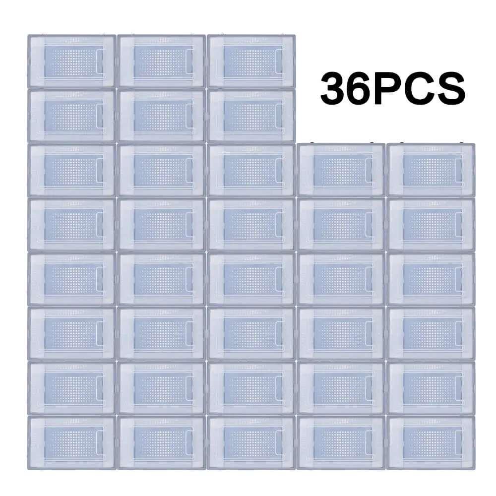 Stackable Thicken Plastic Shoe Box Home Storage Organizer