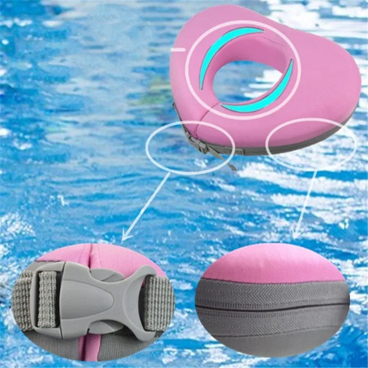 Swimming Ring EPE Foam Lifebuoy Armpit Ring Water Board, Size:XL(Pink)