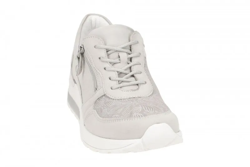 Waldlaufer Women's H-Clara Soft Sneaker Stein Silver