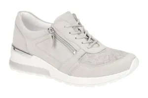 Waldlaufer Women's H-Clara Soft Sneaker Stein Silver