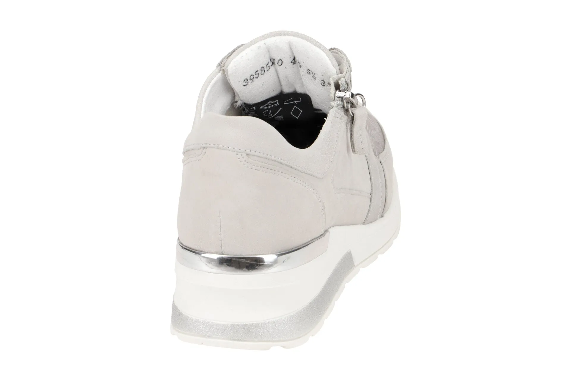 Waldlaufer Women's H-Clara Soft Sneaker Stein Silver