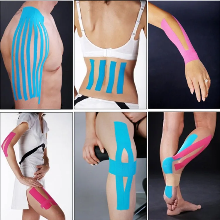 Waterproof Kinesiology Tape Sports Muscles Care Therapeutic Bandage, Size: 5m(L) x 5cm(W)(Yellow)