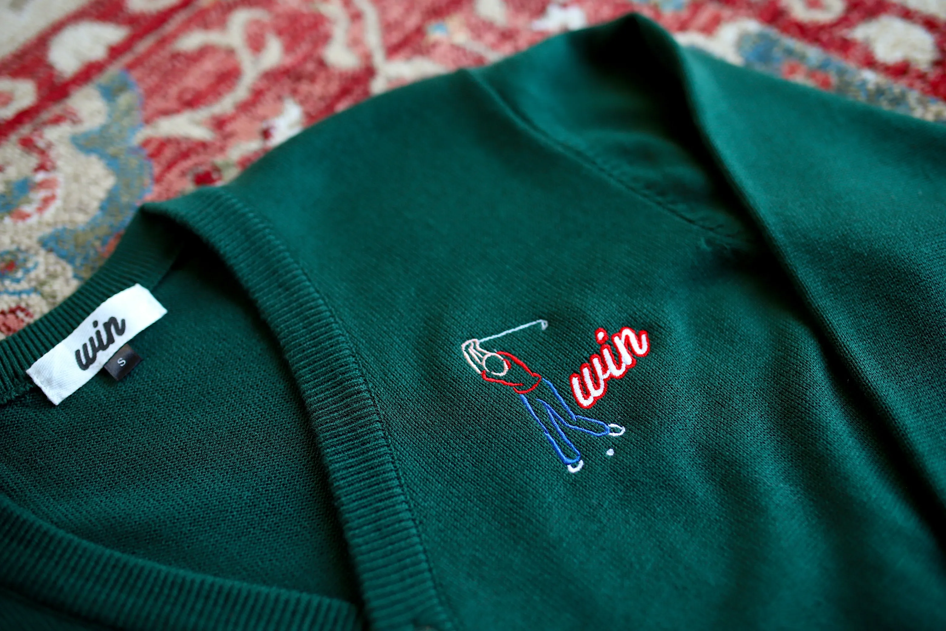 WIN 5 Iron Cardigan Sweater - Forest Green