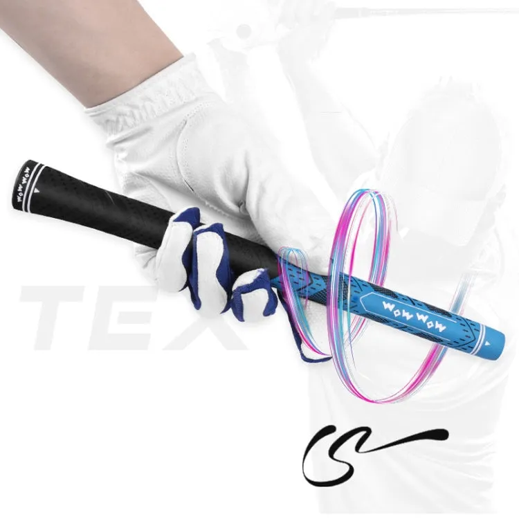 WOW WOW Golf Clubs Anti-Slip Rubber Grips Pole Protective Cover, Color: Red No Cotton Yarn