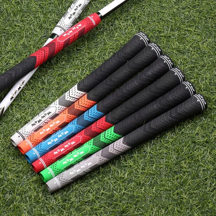 WOW WOW Golf Clubs Anti-Slip Rubber Grips Pole Protective Cover, Color: Red No Cotton Yarn