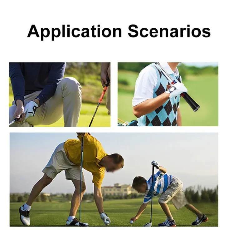 WOW WOW Golf Clubs Anti-Slip Rubber Grips Pole Protective Cover, Color: Red No Cotton Yarn